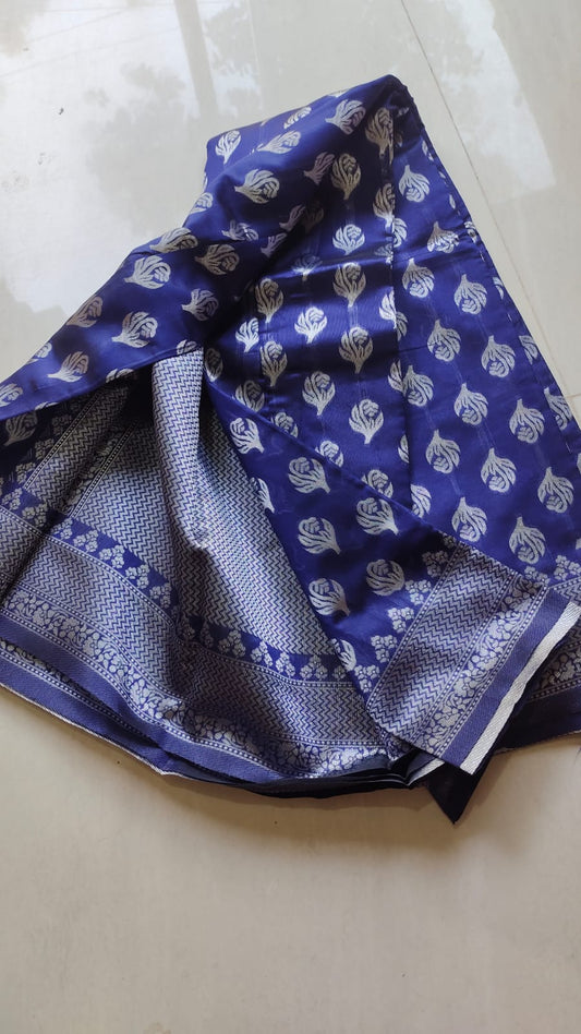 Blue Lagoon Katan Saree for summers