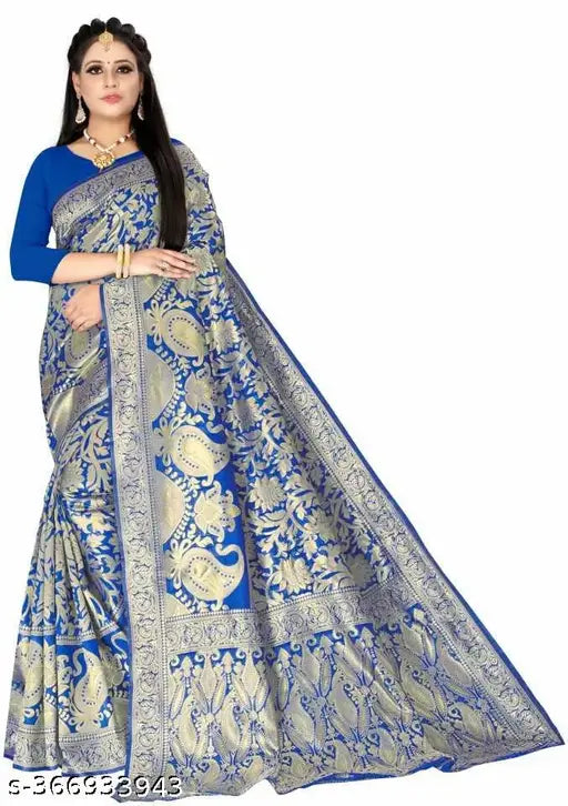 Banarasi Jacquard, Art Silk Saree