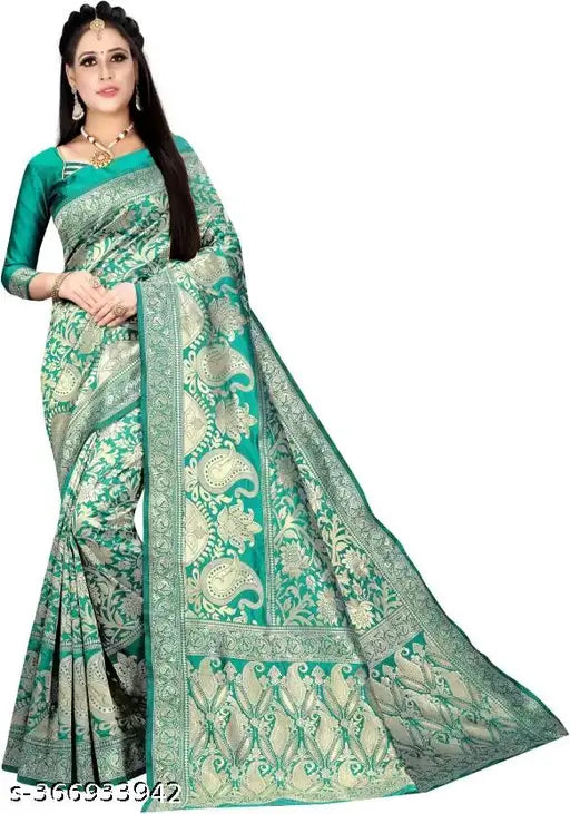 Banarasi Jacquard, Art Silk Saree