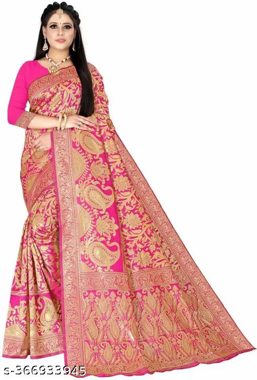 Banarasi Jacquard, Art Silk Saree