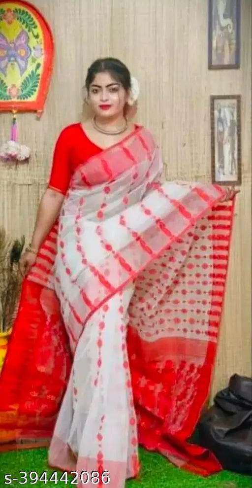 BEST QUALITY FAGUN BOU DHAKAI JAMDANI SAREE