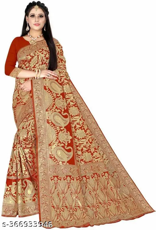 Banarasi Jacquard, Art Silk Saree